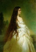 Franz Xaver Winterhalter Elisabeth Kaiserin von osterreich Spain oil painting artist